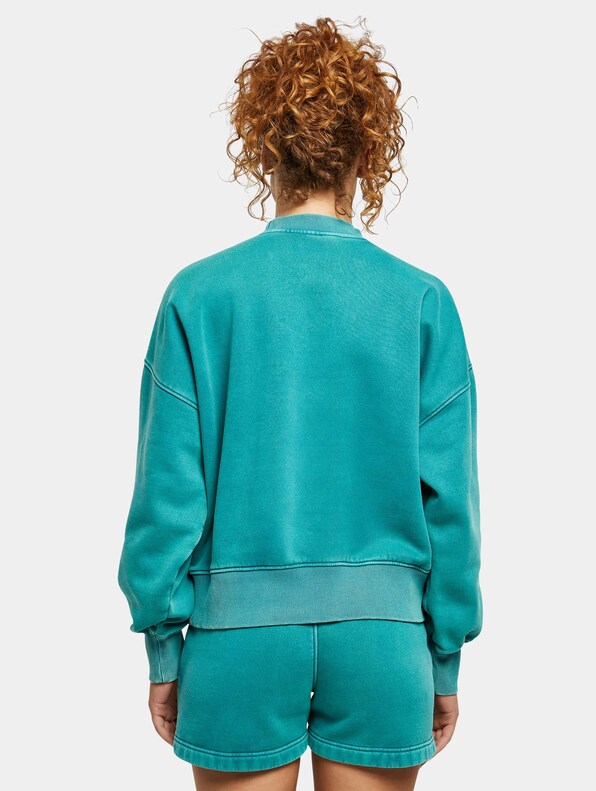 Oversized Stone Washed Crewneck -1