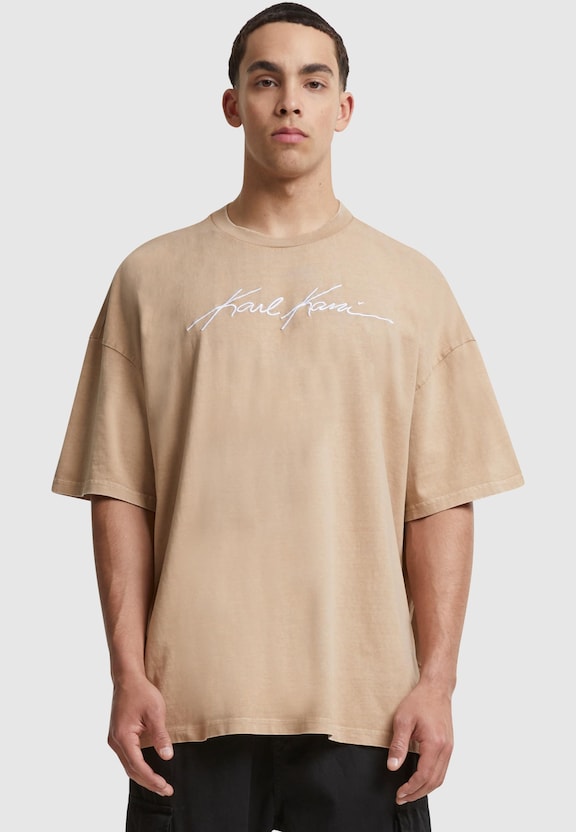 KM242-048-5 KK Autograph Washed Boxy Tee-2