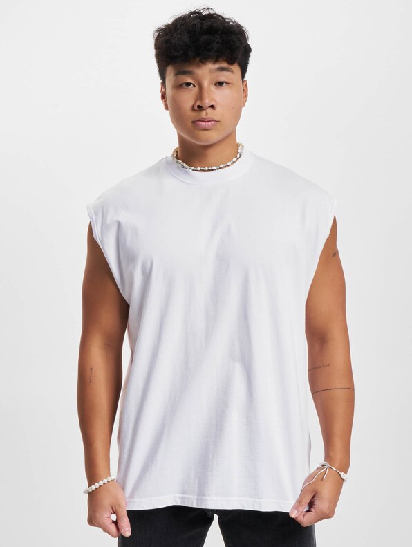 2Y Basic Oversize Sleeveless Shirt-2