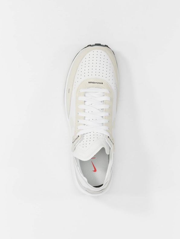 Nike Waffle One Leather Sneakers White/Phantom/White/Black-4