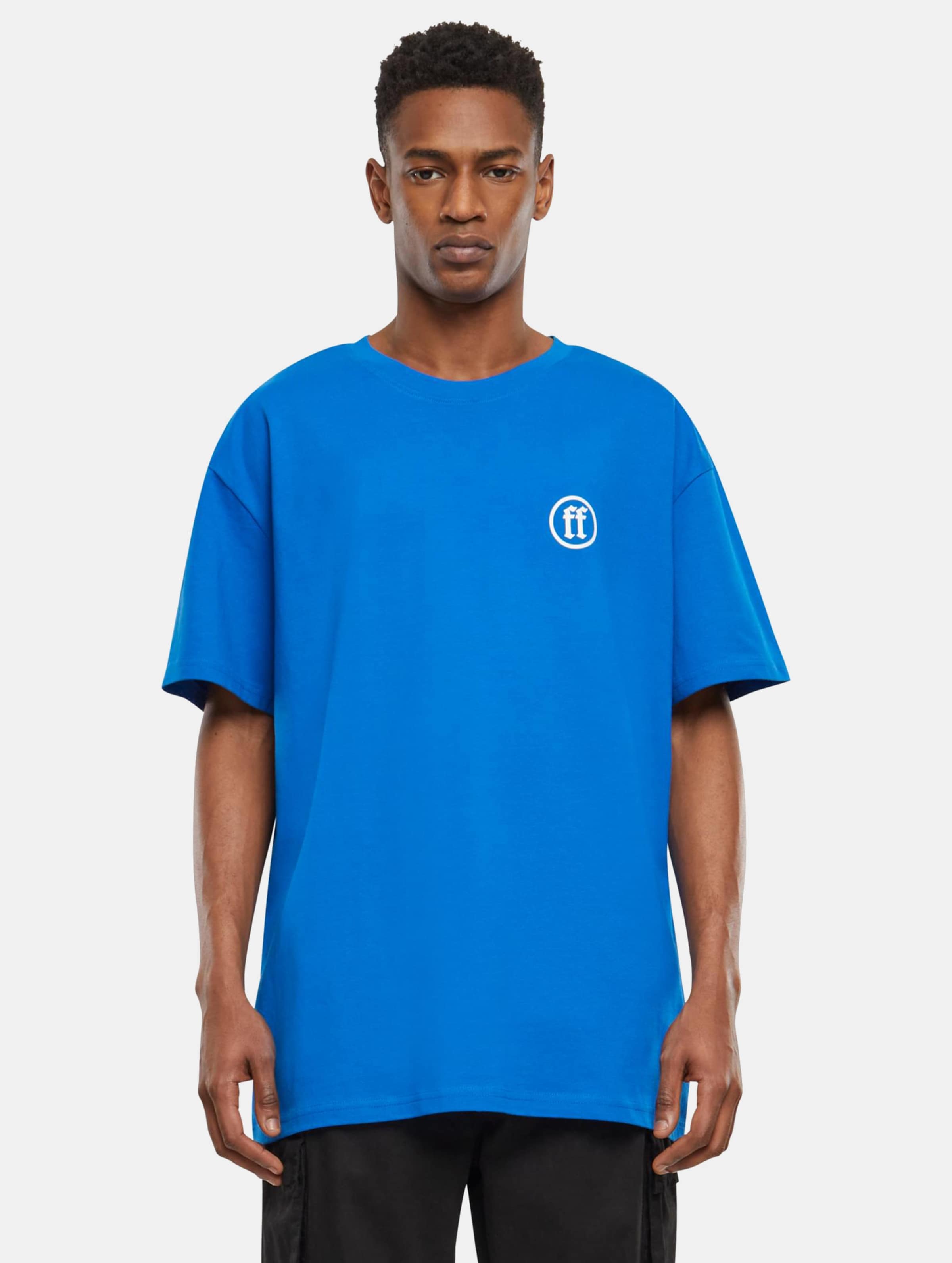 Forgotten Faces Moth Muzzle Oversize T-Shirts Männer op kleur blauw, Maat M