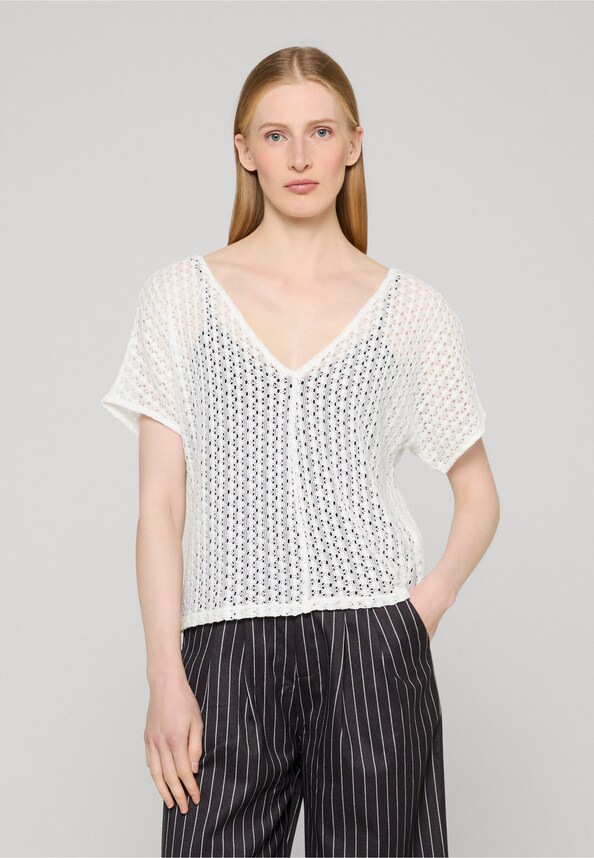 VIJULISA V-NECK S/S TOP-0