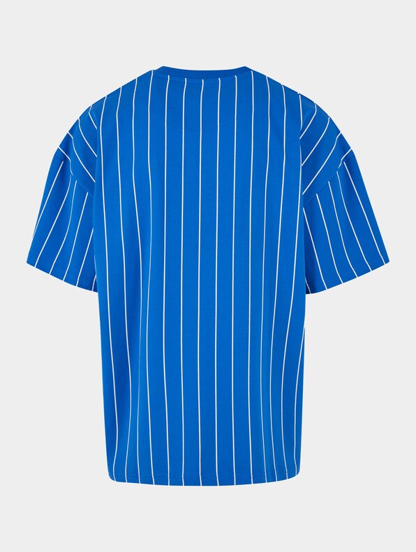 Boxy Striped Jersey Baseball Shirt