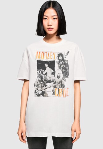 Ladies Motley Crue - Vintage Punk Collage Oversized Boyfriend Tee