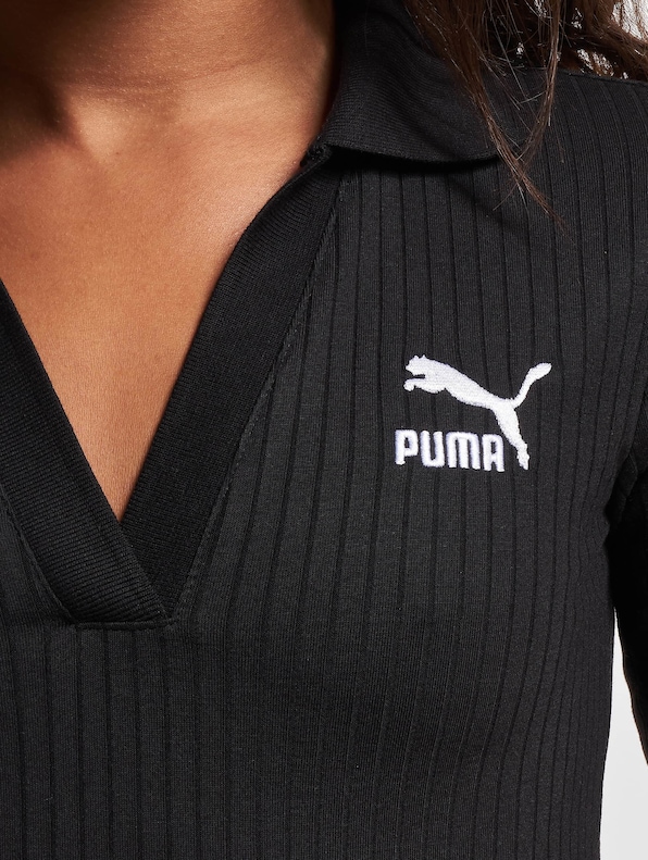 Puma Classics Ribbed V-Collar Slim Topact Longsleeve-3
