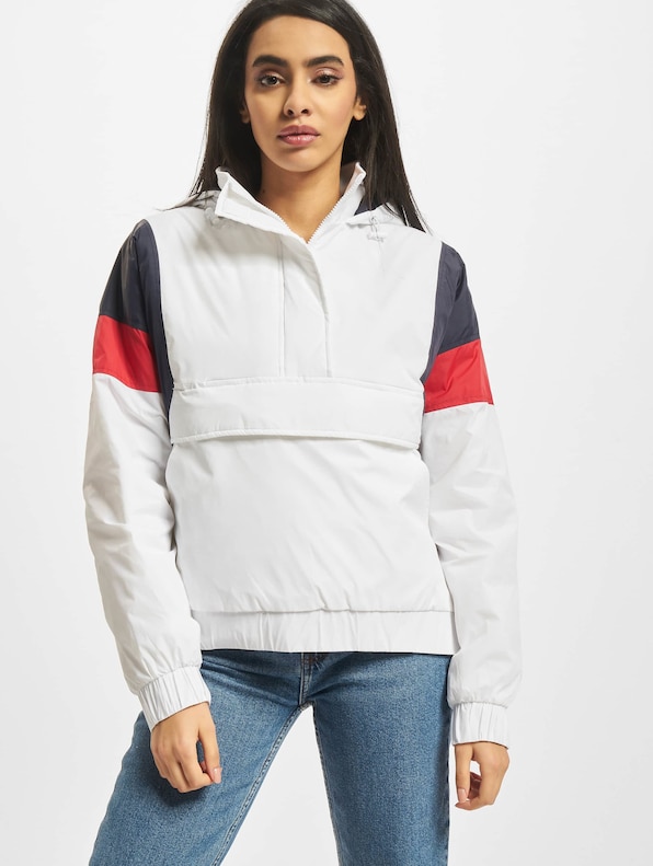 Ladies 3-Tone Padded Pull Over-0