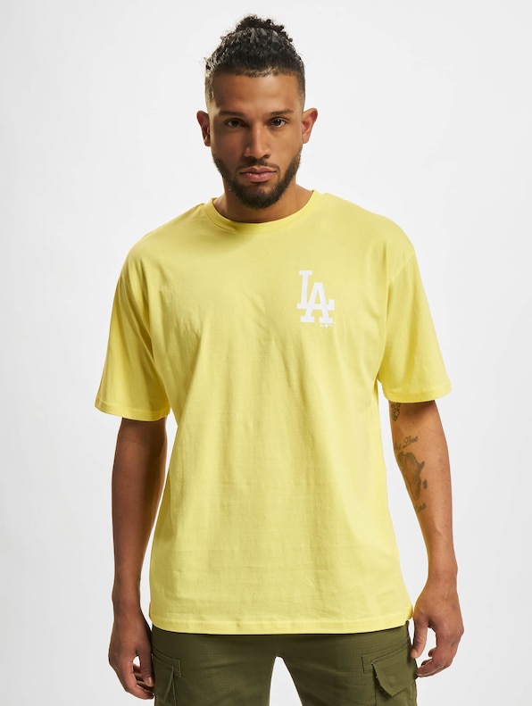 New Era MLB Los Angeles Dodgers League Essential Oversized T-Shirt Lemon-2
