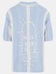 Oversized Mesh Knit Summer Shirt-5