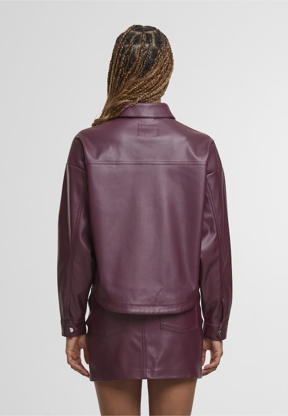 NMBETTIE LS PU SHIRT-1