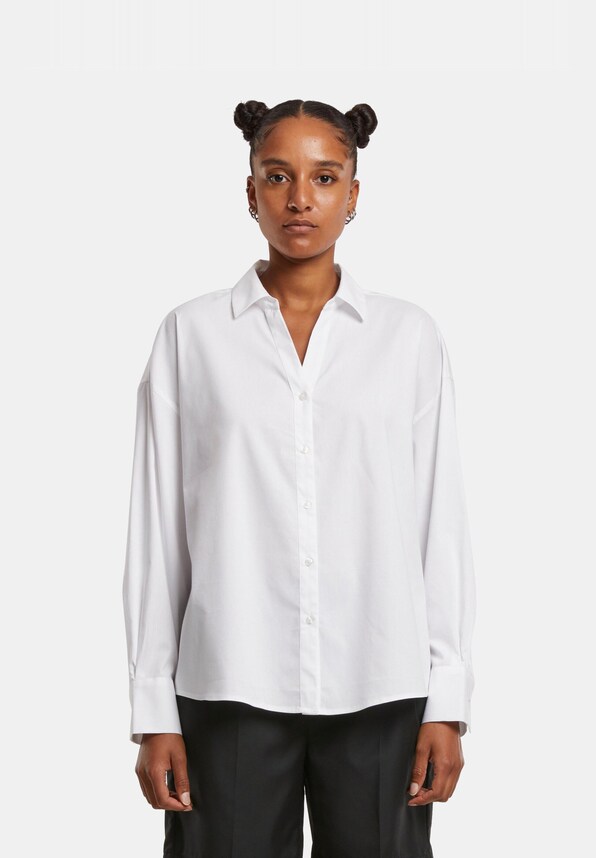 Urban Classics Ladies Oversized Cotton Blouse-3