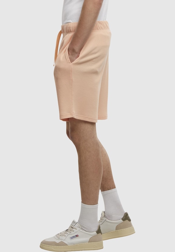 Waffle Sweat Shorts-2