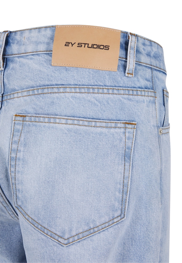 Durga Logo Straight Jeans-7