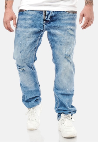 Rusty Neal Herren Destroyed Jeans-Hose