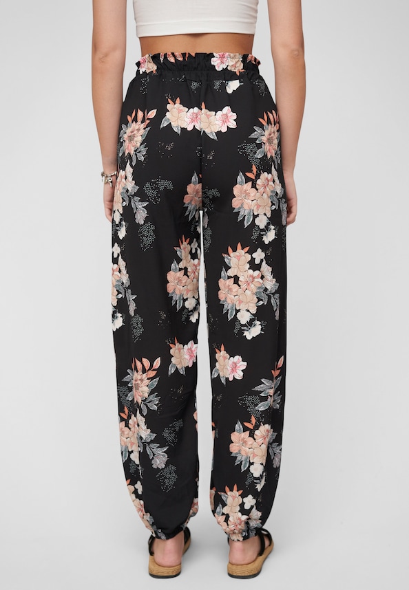 Pants with aop flower print-1