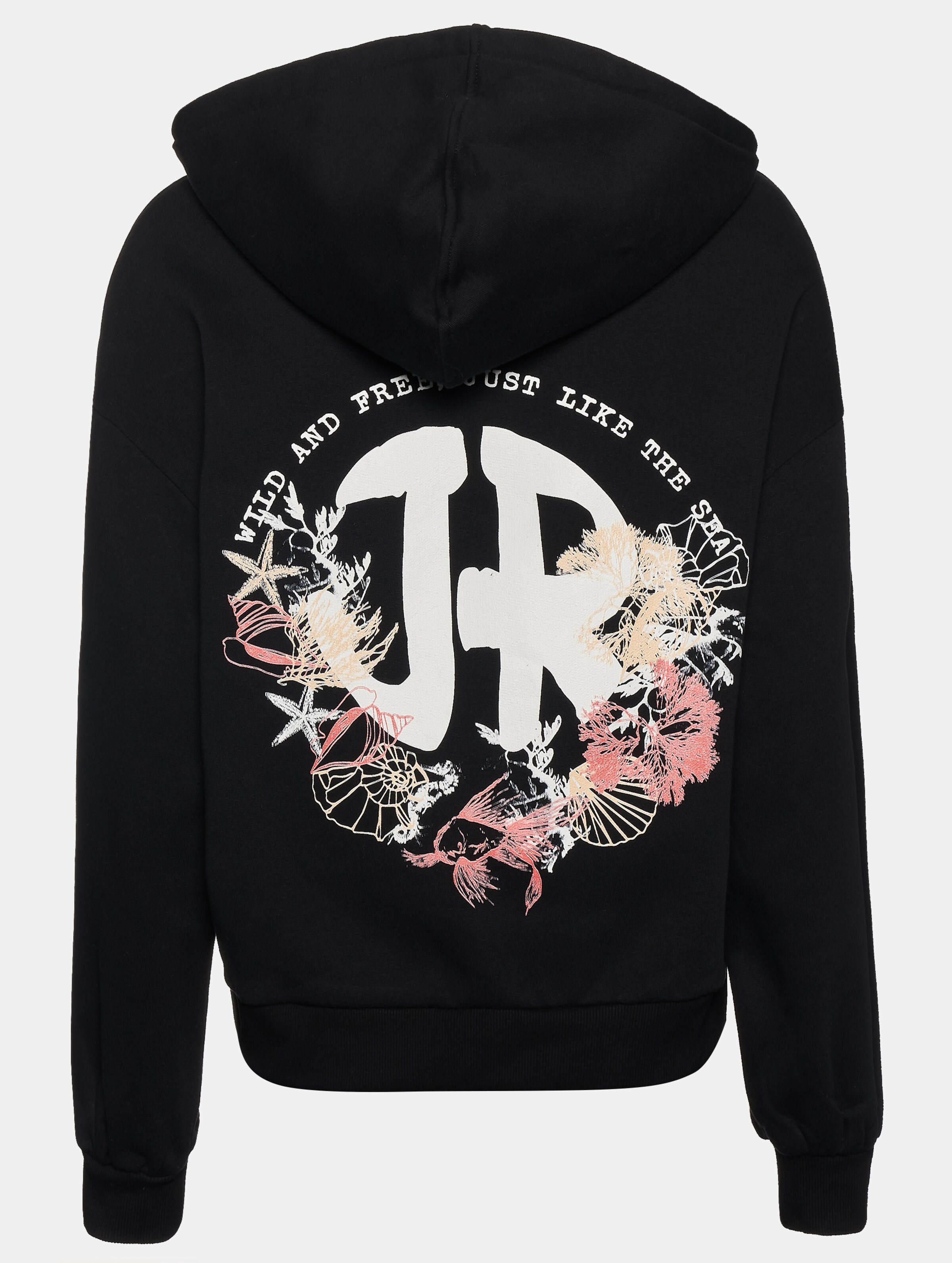 Just Rhyse Paradise Bird Hoodies op kleur zwart, Maat M