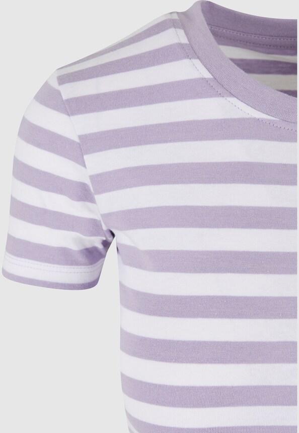 Ladies Short Striped Tee-8