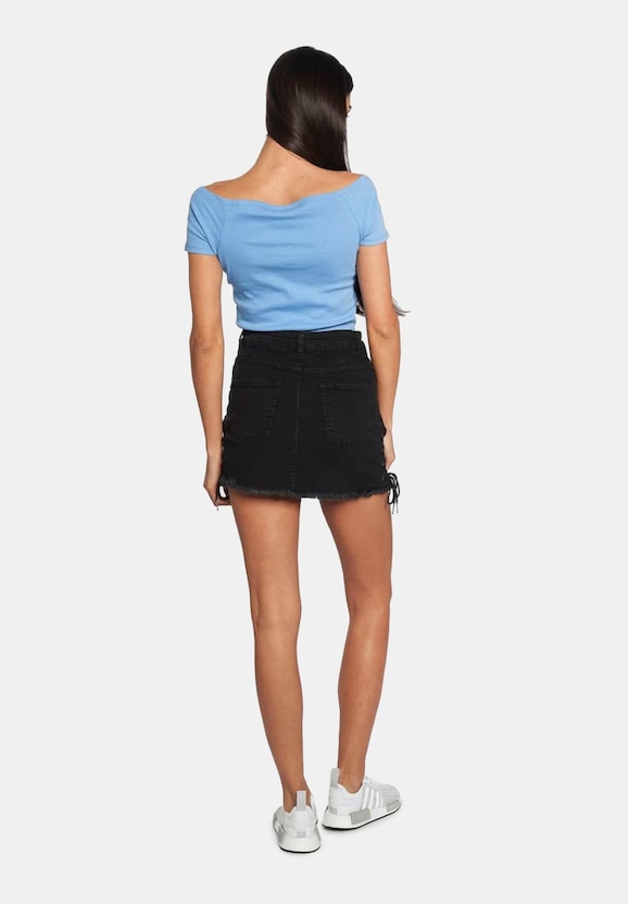 Lace Up Denim -3