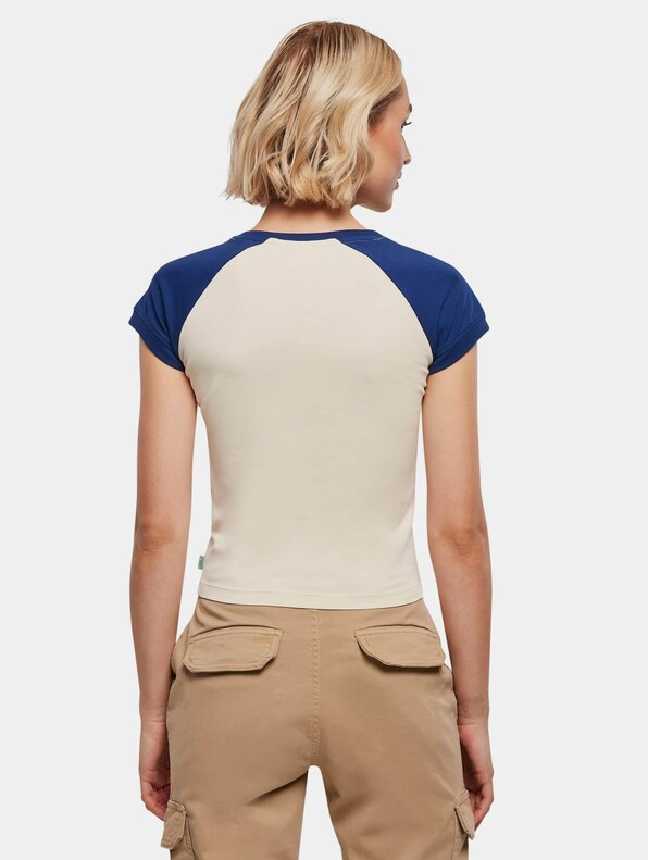 Ladies Organic Stretch Short Retro Baseball-1