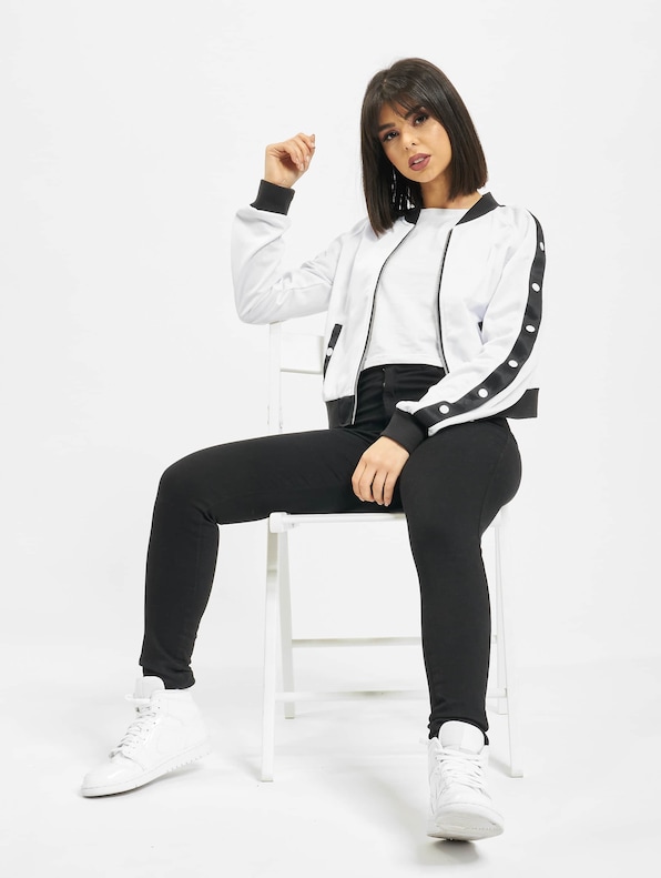 Ladies Button Up Track Jacket-5