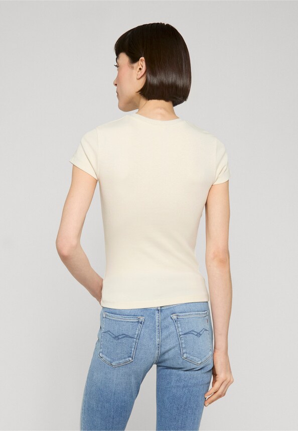 Ladies Short Slim Tee-1