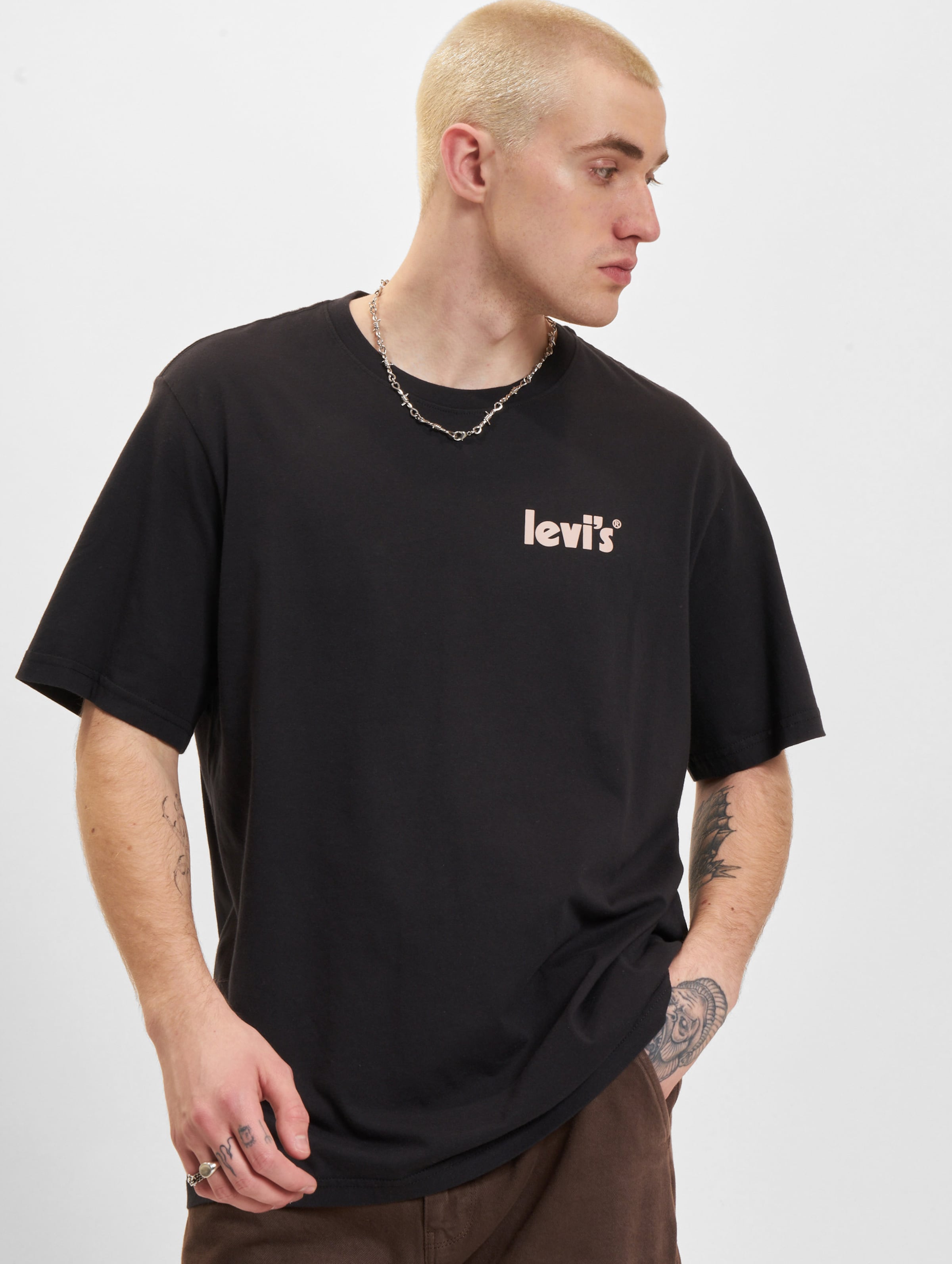 Levi's Levis SS Relaxed Fit T-Shirt Mannen op kleur zwart, Maat M