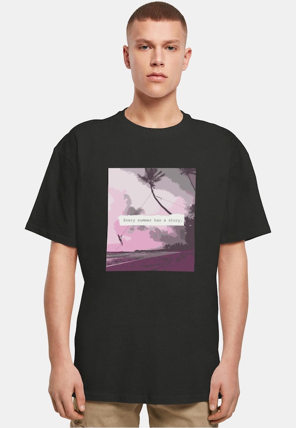 Summer - Every summer has a story Heavy Oversize Tee-0