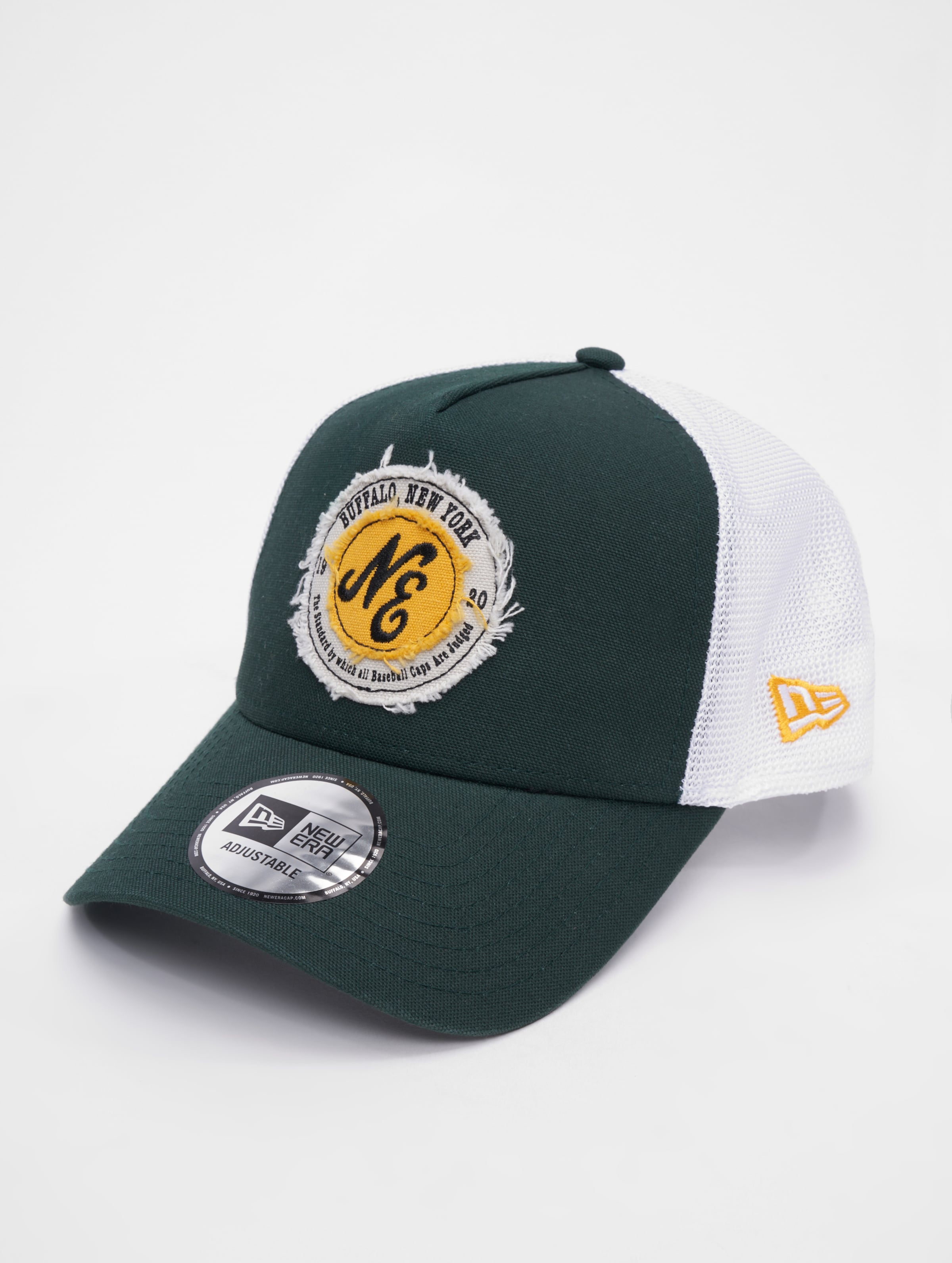 New Era Washed Trucker Cap Frauen,Männer,Unisex op kleur groen, Maat OSFM