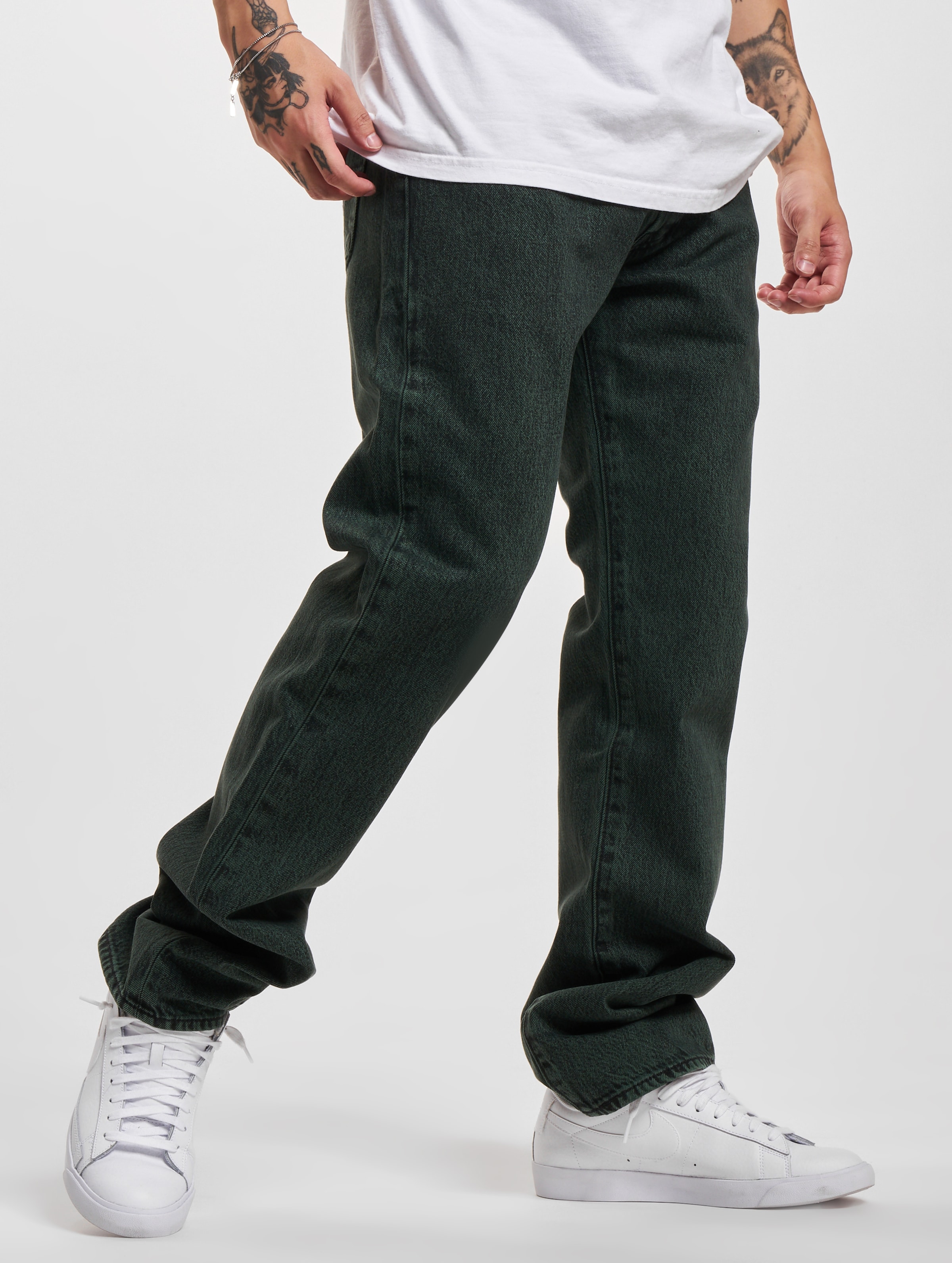 Levi's Levi's® 501® Original Fit Straight Jeans Mannen op kleur groen, Maat 3832