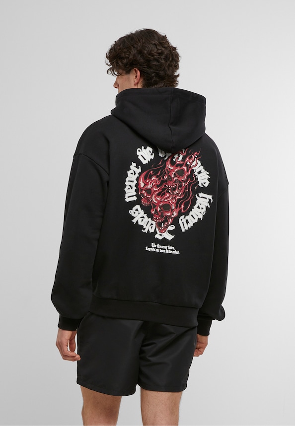 MJG Heavy Oversized Hoody - Rebels never die-1