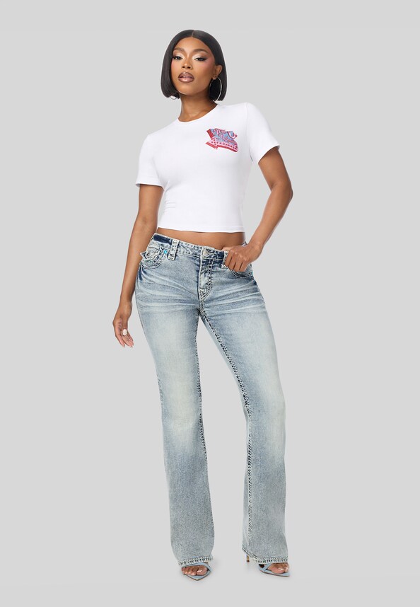 CRYSTAL TRUE GIRL CLUB BABY TEE-2