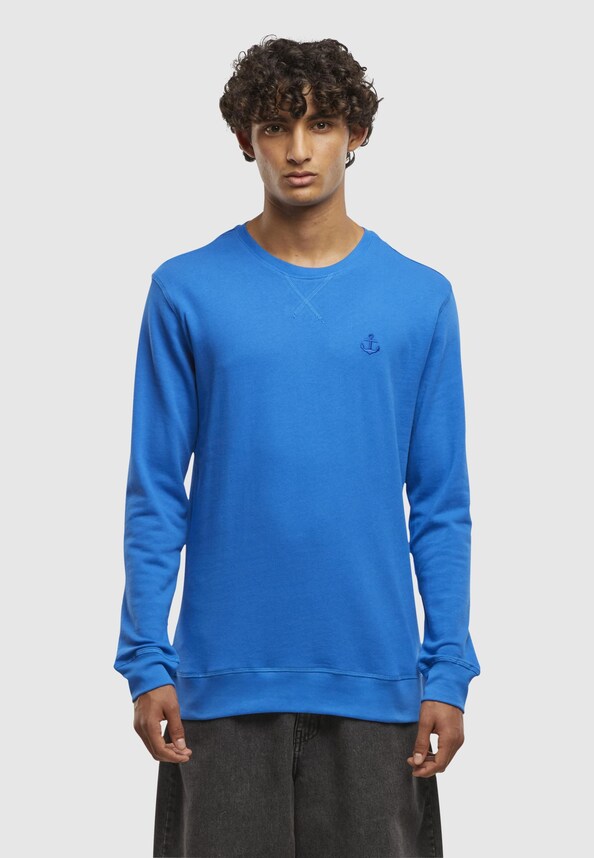 Anchor Sign EMB Light Crew Sweatshirt-2