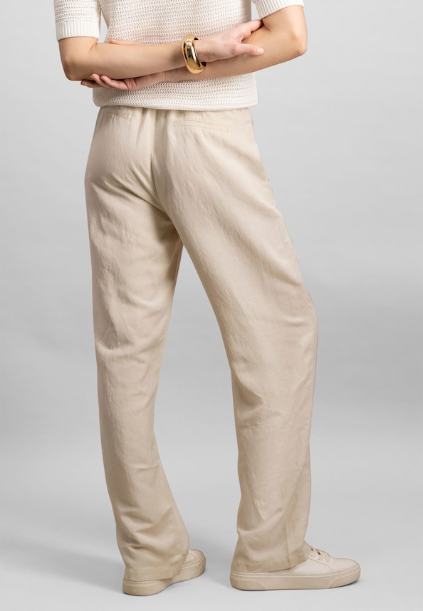 PANTS STRAIGHT LINEN MIX-1