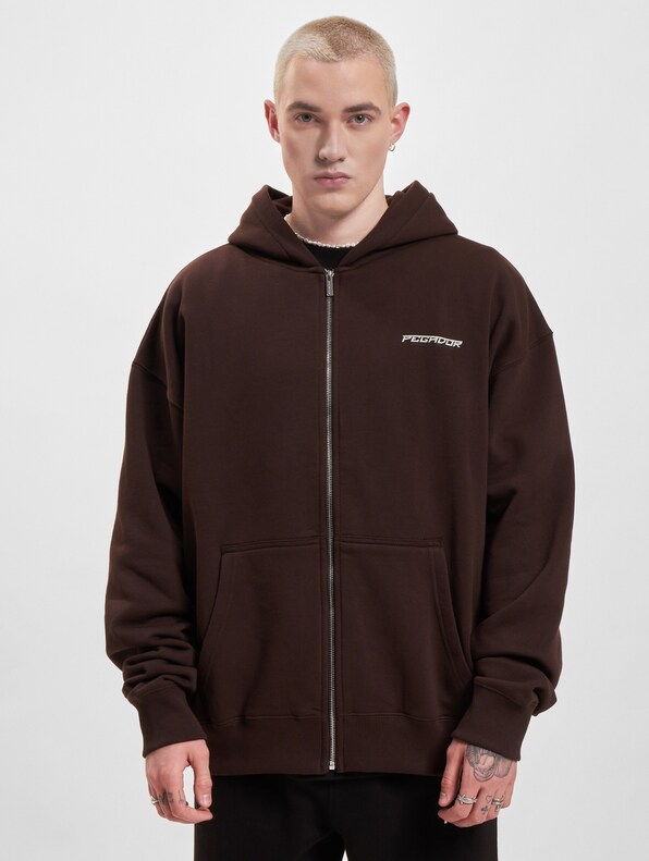 PEGADOR Fenton Oversized Sweat Jacket-2