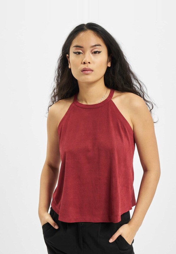 Ladies Peached Rib Neckholder-1