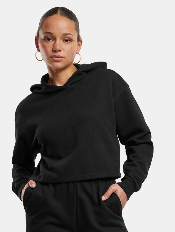 Ladies Oversized Cropped Light Terry -0