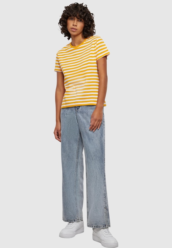 Ladies Regular Striped Tee-2