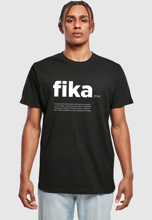 Fika Definition T-Shirt Round Neck-0