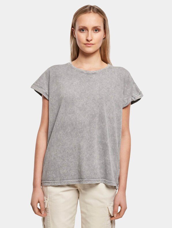 Ladies Acid Washed Extended Shoulder-2