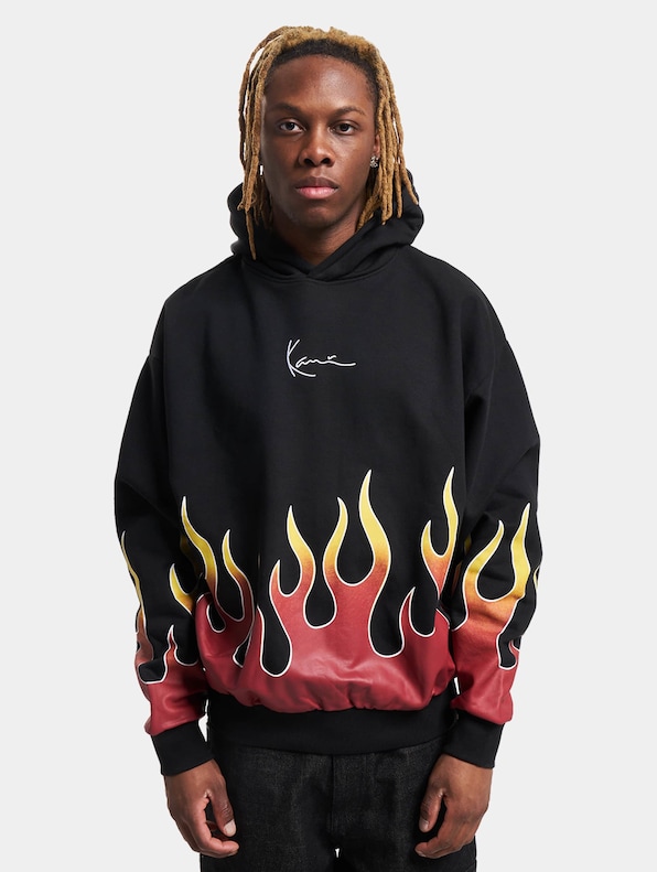 KK Small Signature Flame Os Hoodie-2