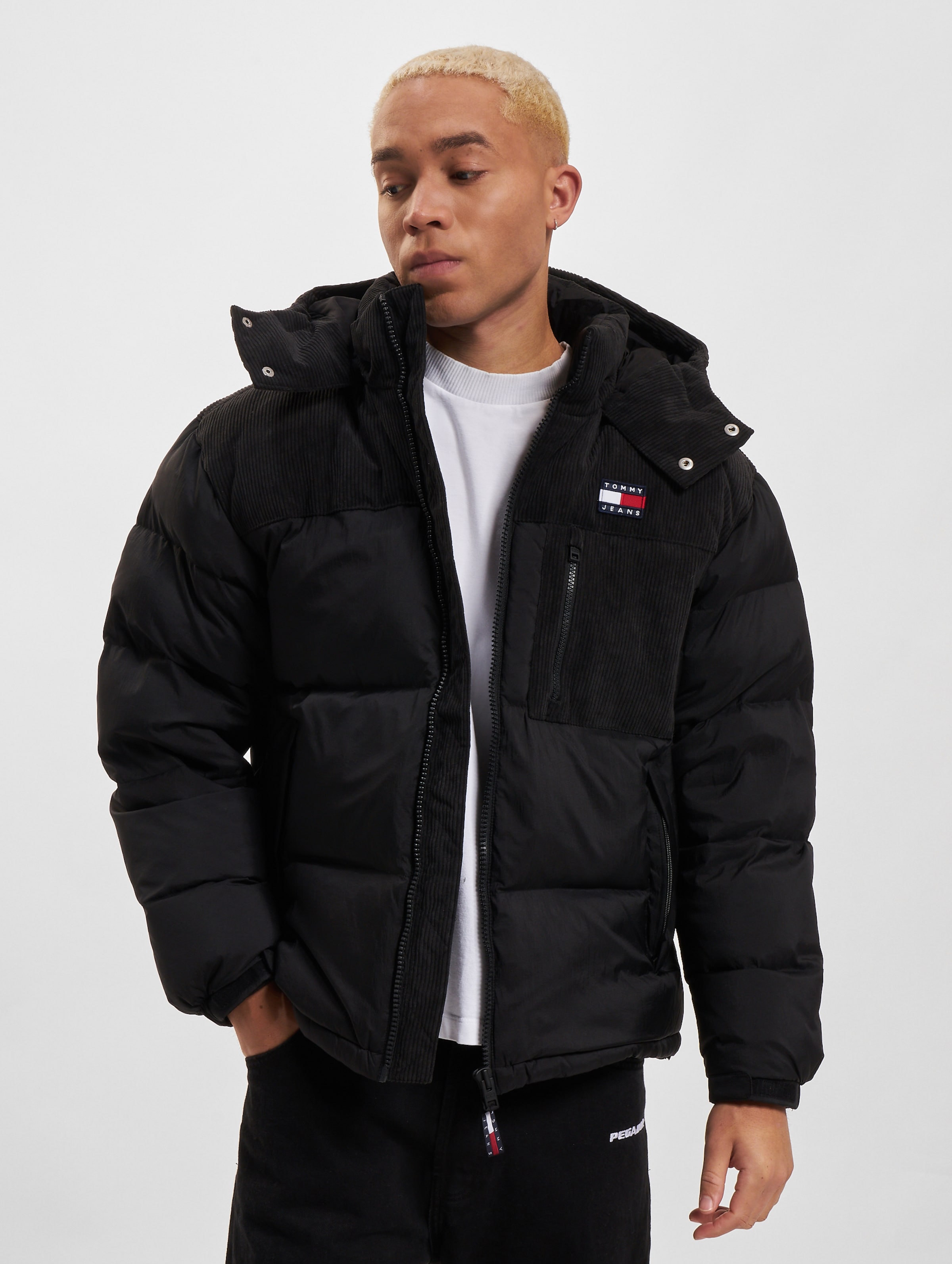 Tommy jeans clearance cord puffer jacket