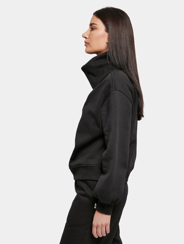 Ladies Oversized High Neck Troyer Crew-2