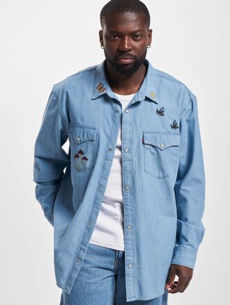 Levis Relaxed Fit Western Langarmhemd