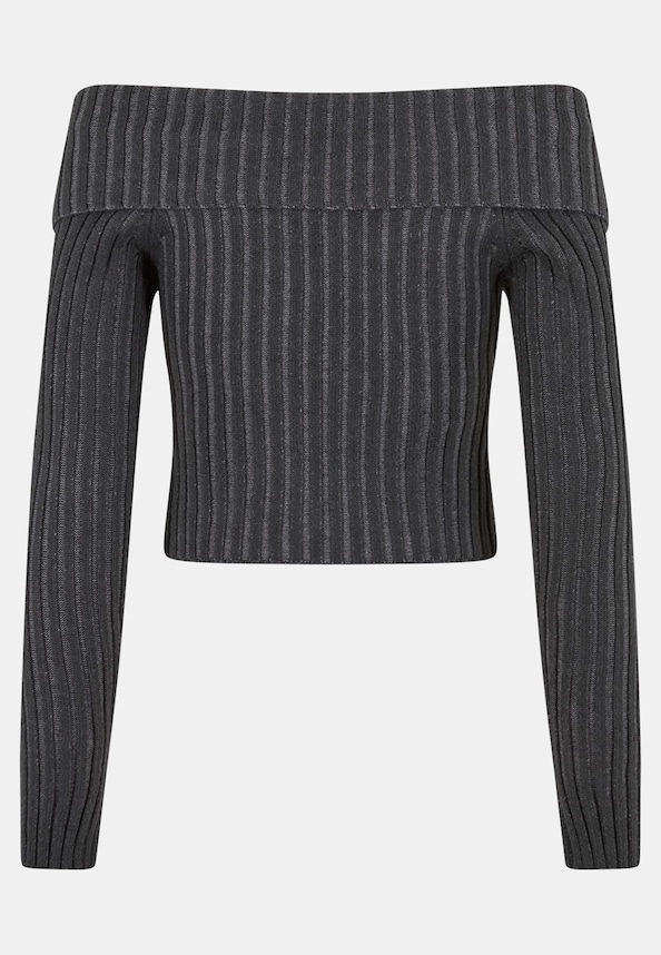 Off Shoulder Knit -3