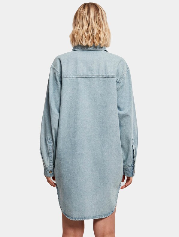 Ladies Oversized Denim Shirt-1