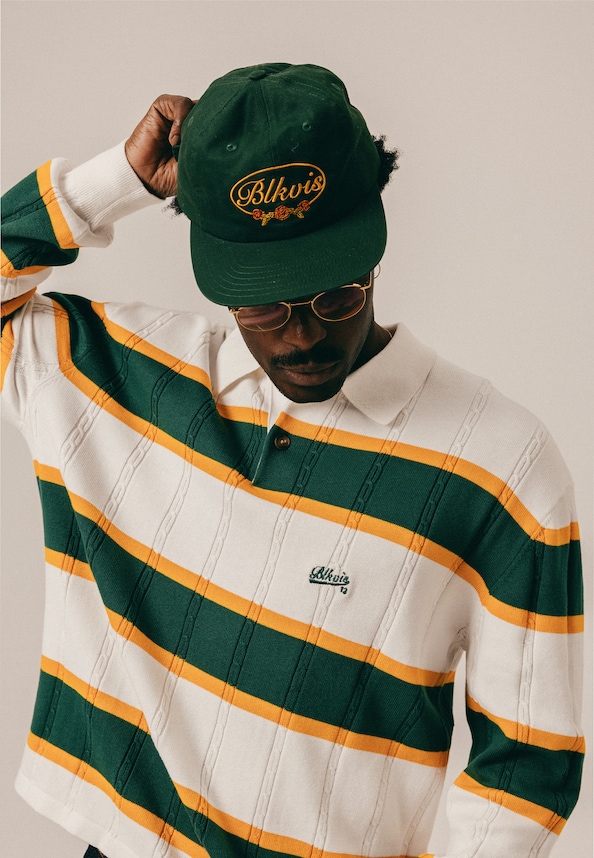 Cable Knit Longsleeve Polo-3