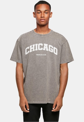 Chicago Wording - Acid Washed Oversize