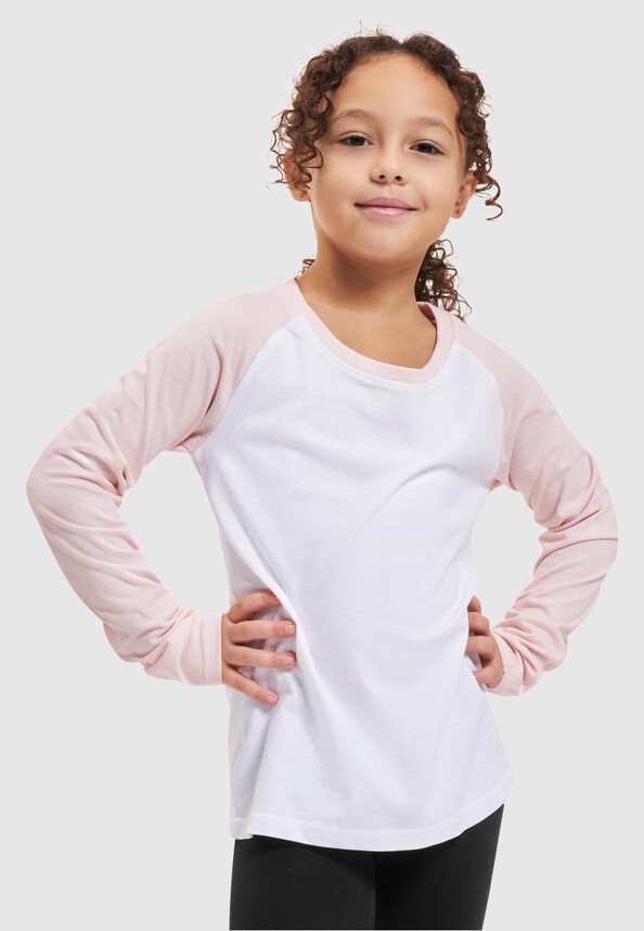 Girls Contrast Raglan -4