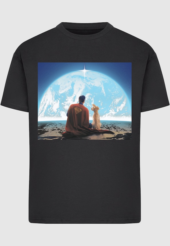 Ladies Superman Looking On Earth Everyday Tee-2