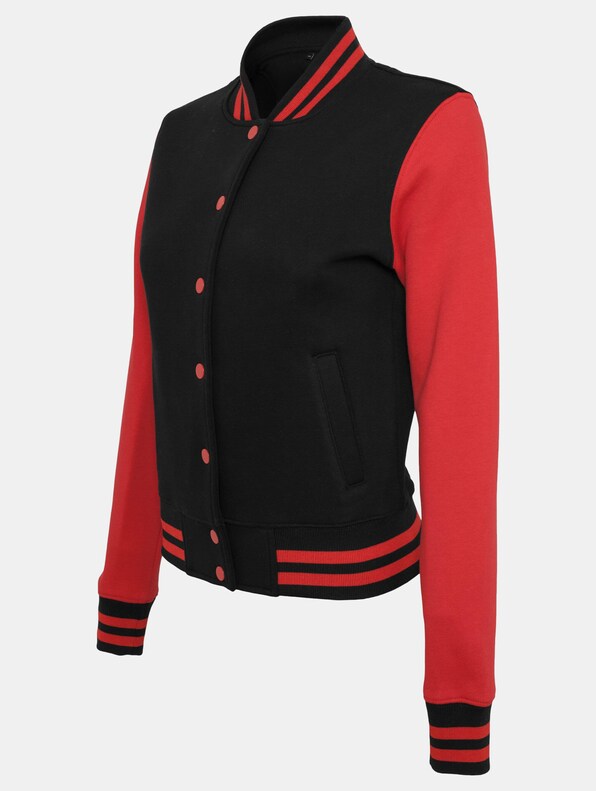 Ladies Sweat College Jacket-2