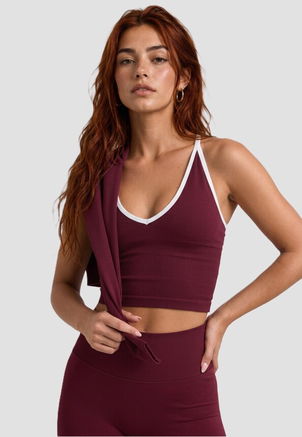 Shape Seamless Cross Back-0